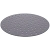Tapete de silicone para fritadeira Air Fryer e fogão de indução redondo cinza Lyor 18,5 cm