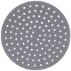 Tapete de silicone para fritadeira Air Fryer e fogão de indução redondo cinza Lyor 18,5 cm