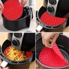 Tapete de silicone para fritadeira Air Fryer redondo 20 cm