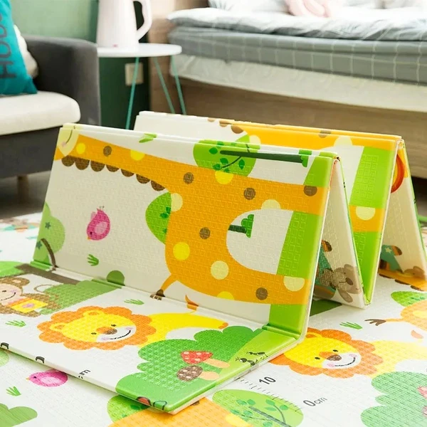 Tapete infantil dobrável dupla face 148-150x197-200x0,6