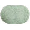 Tapete oval de algodão fofinho 40x60