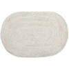 Tapete oval de algodão fofinho 40x60
