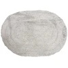Tapete oval de algodão fofinho 40x60