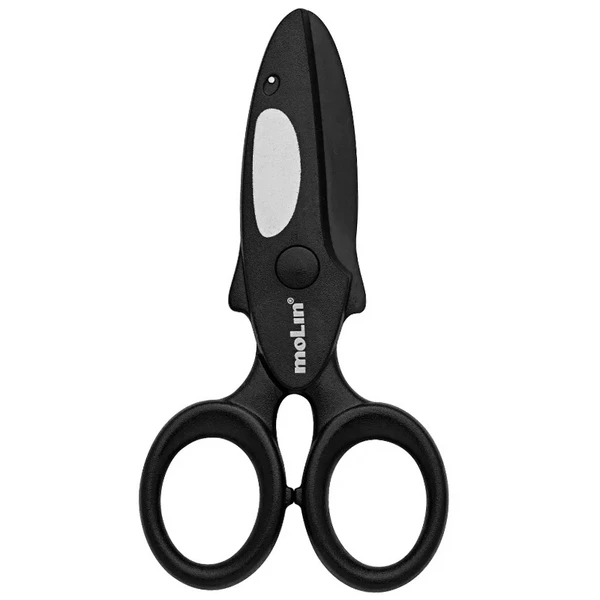 Tesoura de plástico que não corta cabelo Animal Planet Molin