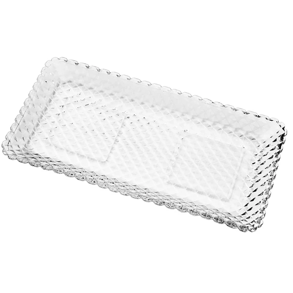 Travessa de cristal Diamante Lyor 25x13x2