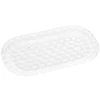 Travessa oval de cristal Bubble Lyor 21x12x2