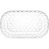 Travessa oval de cristal Bubble Lyor 21x12x2