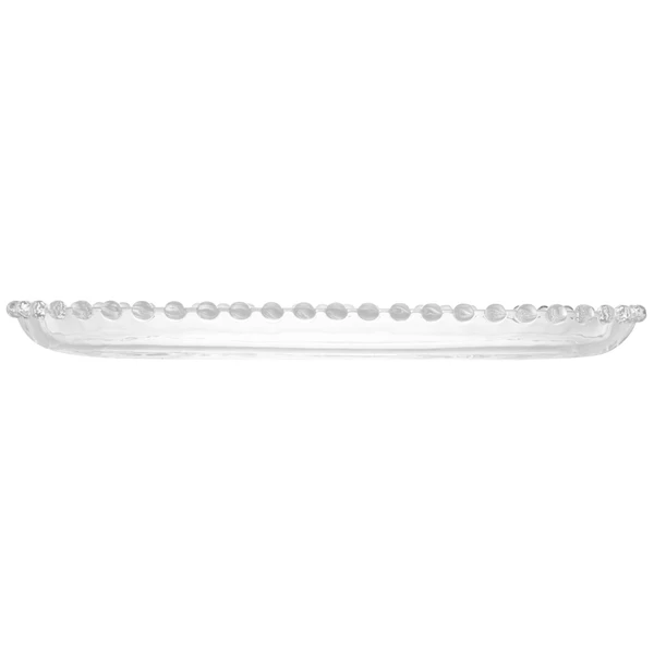 Travessa oval de cristal Pearl Wolff 30x15x2