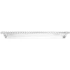 Travessa retangular de cristal Pearl Wolff 30x13x3