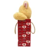 Urso de pelúcia com sacola presenteável Amigos do Coração 8,5x7,5x19