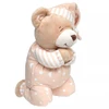 Urso de pelúcia que reza para o Anjo da Guarda Buba - bege