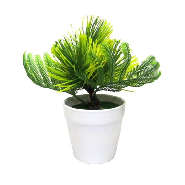 VASO COM ARRANJO DE FLORES ARTIFICIAIS