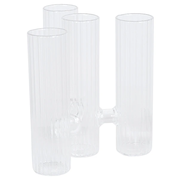 Vaso 4 Tubos Canelados Grillo