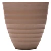 Vaso cachepot em plástico bege Névoa Lyor 15x15