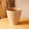 Vaso cachepot em plástico bege Névoa Lyor 15x15