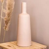Vaso de cerâmica Garrafa bege Mart 12x34