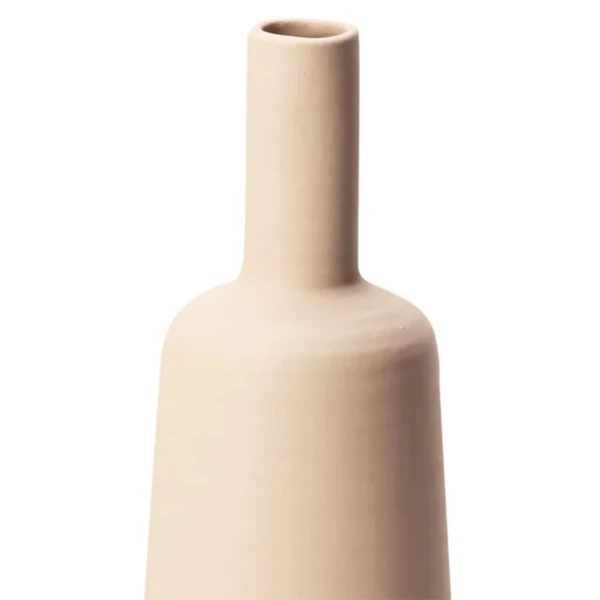 Vaso de cerâmica nude alto Mart 11,5x11,5x40