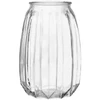 Vaso de vidro canelado Reflexos Lyor 12,5x19,5