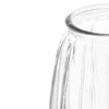 Vaso de vidro canelado Reflexos Lyor 12,5x19,5