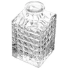 Vaso de vidro texturizado Lyor 5x5x9