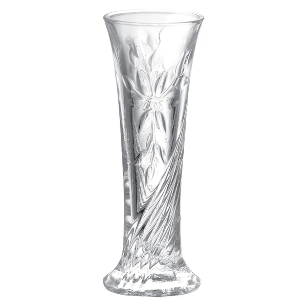 Vaso de vidro texturizado Wolff 5,5x15