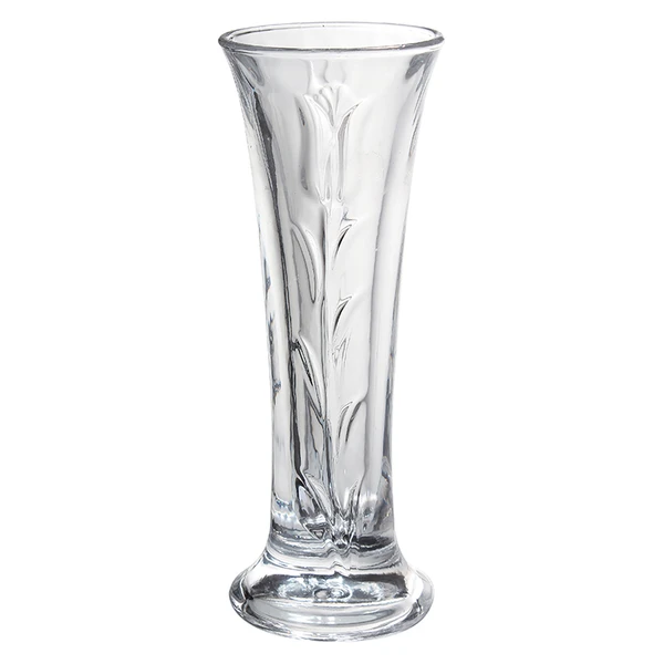 Vaso de vidro texturizado Wolff 5,5x15