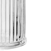 Vaso de vidro texturizado canelado Lines Lyor 5,5x5,5x9,5