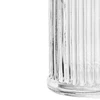 Vaso de vidro texturizado canelado Lines Lyor 5,5x5,5x9,5