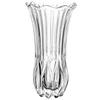 Vaso de vidro texturizado com bordas onduladas Tulipa Lyor 10x10x19