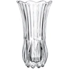 Vaso de vidro texturizado com bordas onduladas Tulipa Lyor 10x10x19