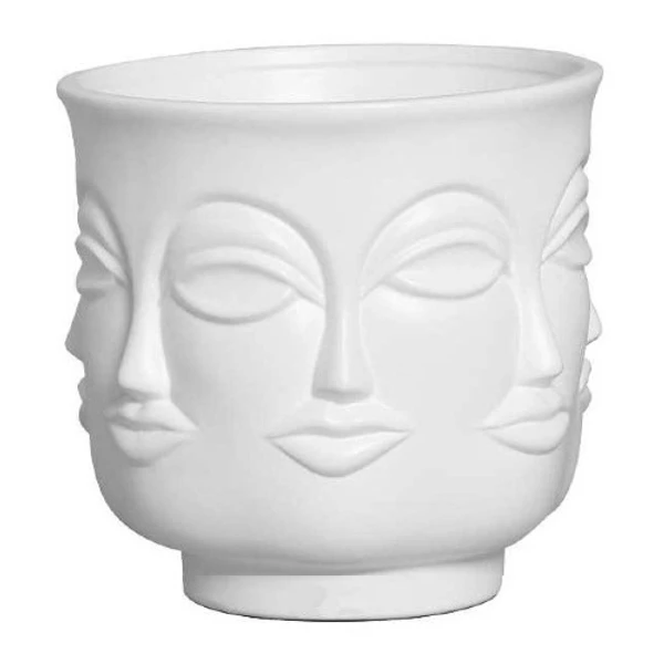 Vaso decorativo Rostos 11,5 cm