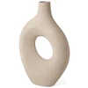 Vaso em poliresina Circle off white Mart 24x36