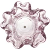 Vaso em vidro rosa claro Italy Lyor 19x24