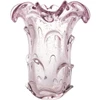 Vaso em vidro rosa claro Italy Lyor 19x24