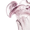 Vaso em vidro rosa claro Italy Lyor 19x24