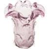 Vaso em vidro rosa claro Italy Lyor 19x24