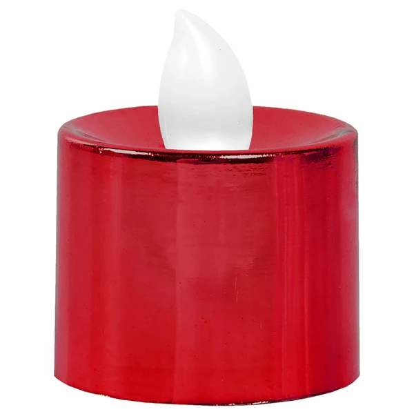 Vela de LED metalizada 4,5x3,8