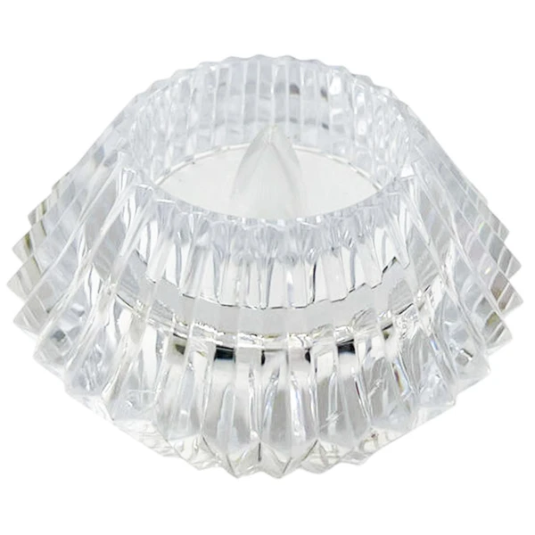 Vela de LED texturizada decorativa