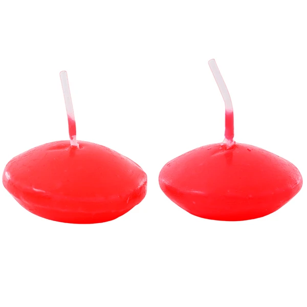 Vela decorativa flutuante vermelha 24 peças