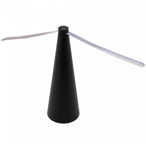 Ventilador repelente de mesa portátil antimoscas preto Lyor 8x24,5x19