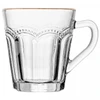 Xícara de vidro para café com fio de ouro Belle Epoque Lyor 80 ml