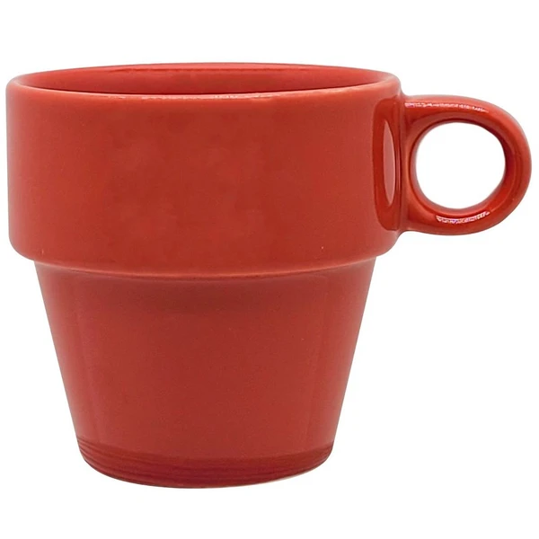 Xícara empilhável bordô Lyor 90ml