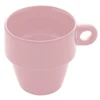 Xícara empilhável rosa Lyor 90 ml