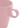 Xícara empilhável rosa Lyor 90 ml