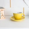 Xícara para café com pires em cerâmica Colors Lyor 80 ml