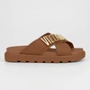 Chinelo Papete Vizzano Marrom Caramelo