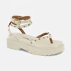 Sandália Flatform Vizzano Com Pedras Off White