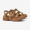 Sandália Vizzano Papete Com Rebites Camel