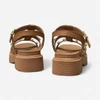 Sandália Vizzano Papete Com Rebites Camel