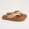 Tamanco Feminino Vizzano Crochê Natural